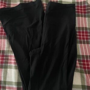 Black Lululemon flare Leggings